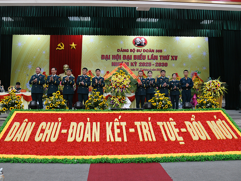 Đảng bộ Sư đoàn 365 tổ chức thành công Đại hội đại biểu lần thứ XV, nhiệm kỳ 2025-2030