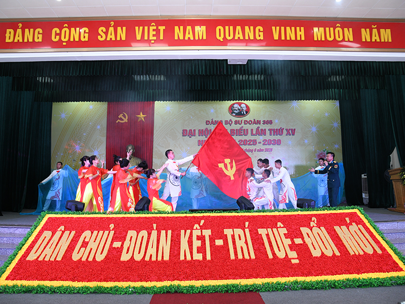Đảng bộ Sư đoàn 365 tổ chức thành công Đại hội đại biểu lần thứ XV, nhiệm kỳ 2025-2030