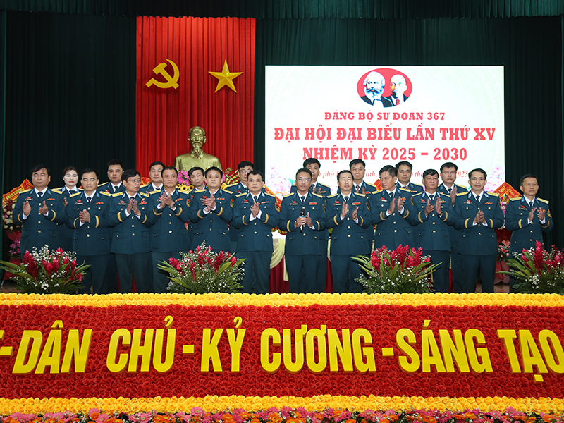Đảng bộ Sư đoàn 367 tổ chức thành công Đại hội đại biểu lần thứ XV, nhiệm kỳ 2025-2030