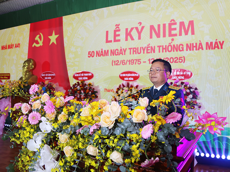 Nhà máy A41 kỷ niệm 50 năm ngày truyền thống (12-6-1975/12-6-2025)