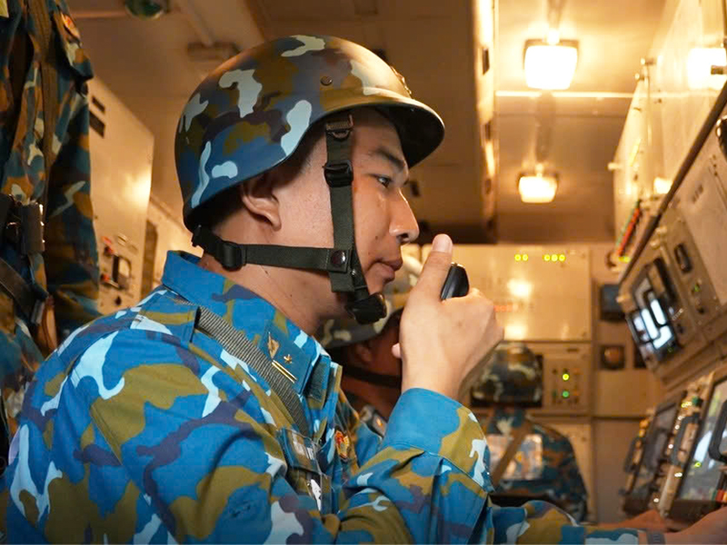 Quân chủng Phòng không - Không quân rút kinh nghiệm Diễn tập Chỉ huy - Tham mưu 1 bên 2 cấp trên bản đồ có một phần thực binh cho các đơn vị khu vực Miền Nam, Nam Trung Bộ