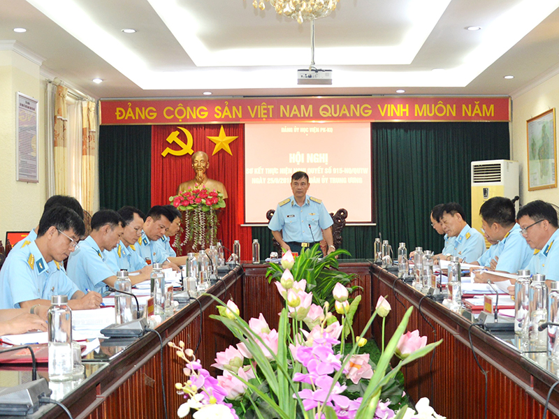 Đảng ủy Học viện PK-KQ sơ kết thực hiện Nghị quyết 915 của Quân ủy Trung ương