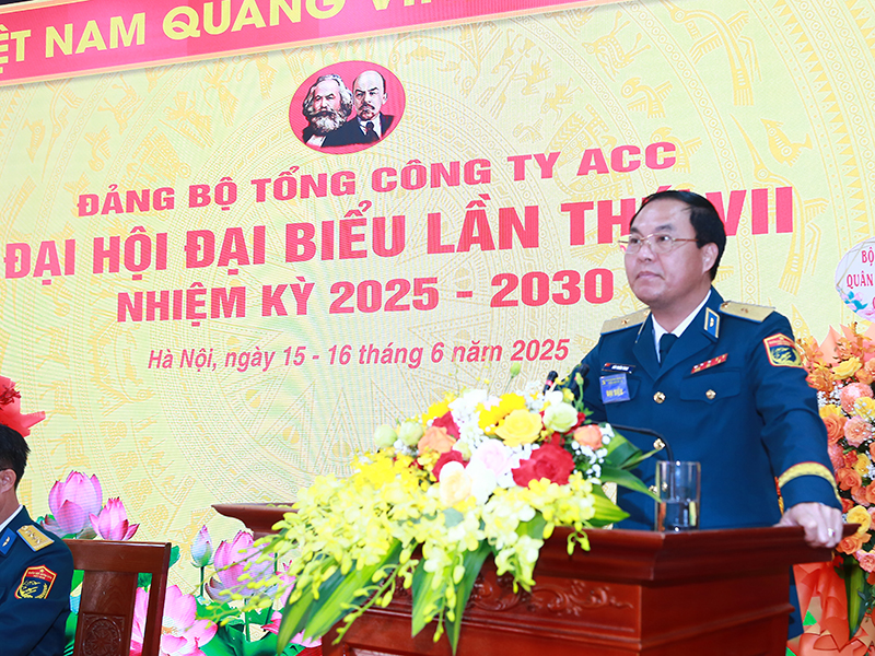 Đảng bộ Tổng công ty Xây dựng công trình hàng không ACC tổ chức thành công Đại hội đại biểu lần thứ VII, nhiệm kỳ 2025-2030