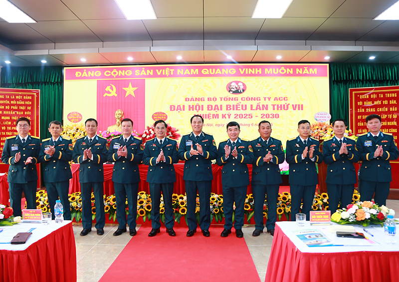 Đảng bộ Tổng công ty Xây dựng công trình hàng không ACC tổ chức thành công Đại hội đại biểu lần thứ VII, nhiệm kỳ 2025-2030