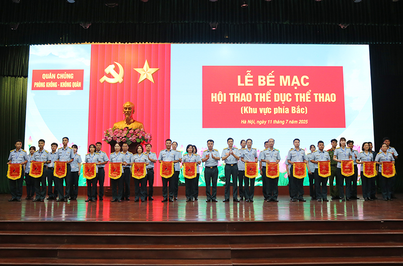 Quân chủng Phòng không - Không quân bế mạc Hội thao Thể dục, thể thao khu vực phía Bắc năm 2025