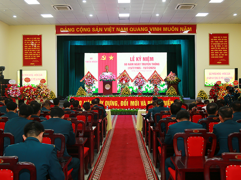 Báo Phòng không - Không quân tổ chức Lễ kỷ niệm 60 năm Ngày truyền thống (15-7-1965 / 15-7-2025)