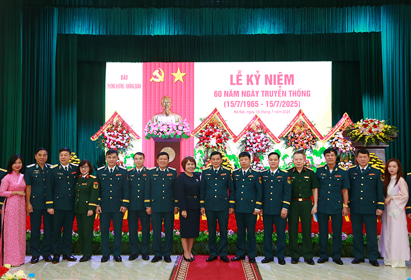 Báo Phòng không - Không quân tổ chức Lễ kỷ niệm 60 năm Ngày truyền thống (15-7-1965 / 15-7-2025)