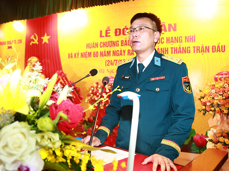 Trung đoàn Tên lửa 236 tổ chức Lễ đón nhận Huân chương Bảo vệ Tổ quốc hạng Nhì và kỷ niệm 60 năm Ngày ra quân đánh thắng trận đầu (24-7-1965/24-7-2025)