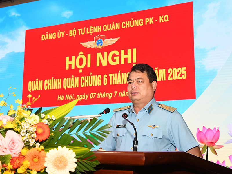 Đảng uỷ, Bộ Tư lệnh Quân chủng Phòng không - Không quân tổ chức Hội nghị quân chính 6 tháng đầu năm 2025