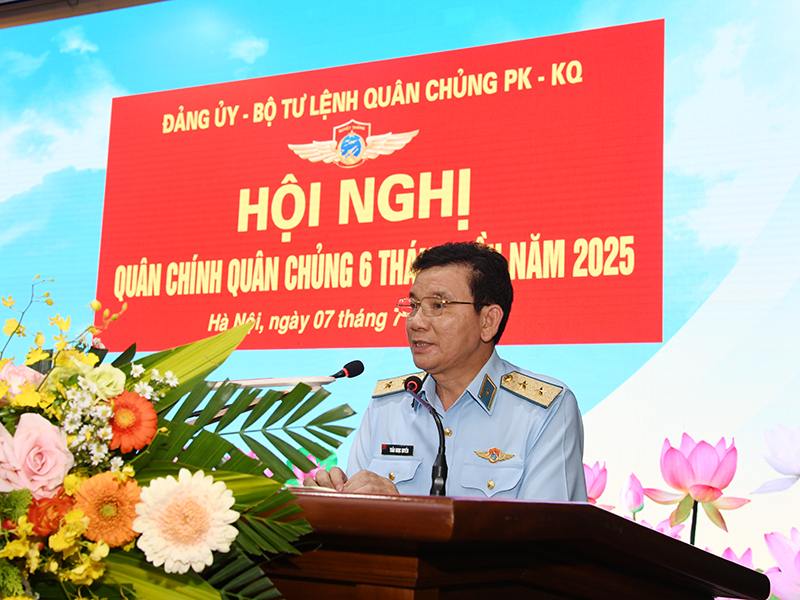 Đảng uỷ, Bộ Tư lệnh Quân chủng Phòng không - Không quân tổ chức Hội nghị quân chính 6 tháng đầu năm 2025