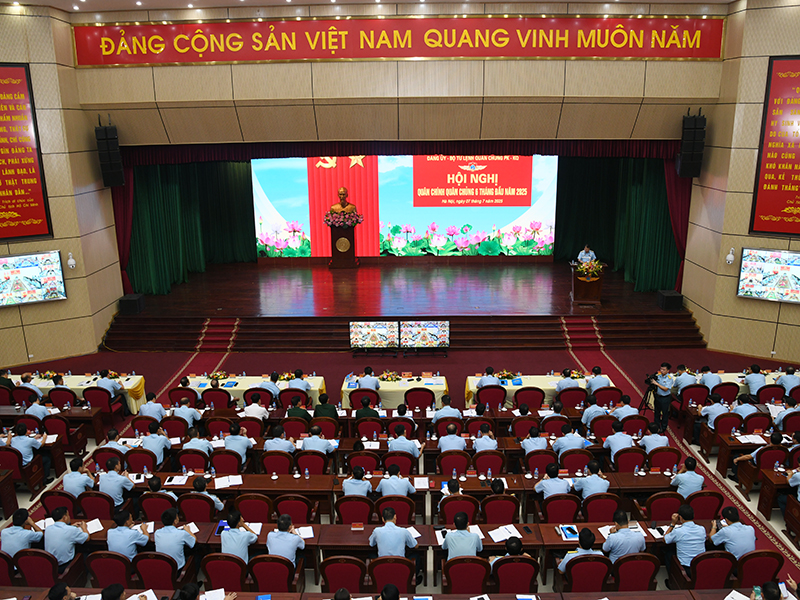 Đảng uỷ, Bộ Tư lệnh Quân chủng Phòng không - Không quân tổ chức Hội nghị quân chính 6 tháng đầu năm 2025