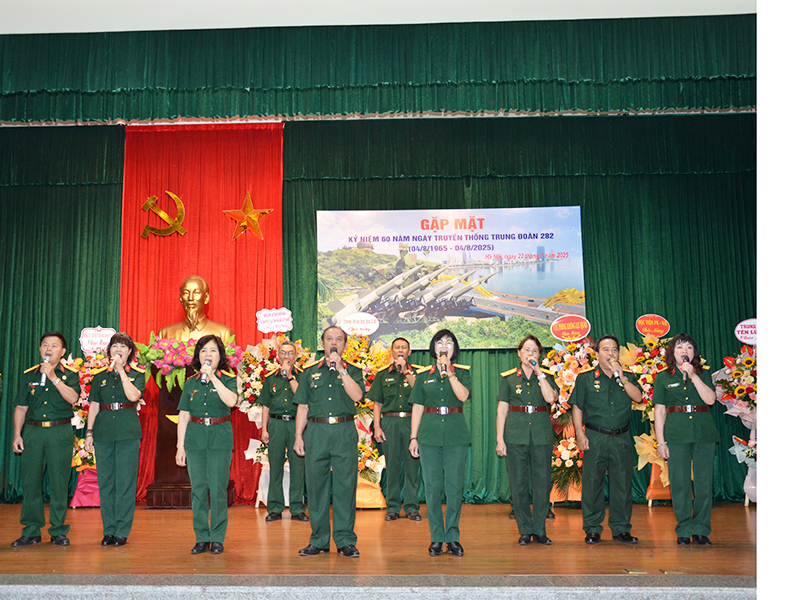 Trung đoàn 282, Sư đoàn 375 Gặp mặt Kỷ niệm 60 năm ngày truyền thống Trung đoàn (04/8/1965 - 04/8/2025) tại khu vực Hà Nội