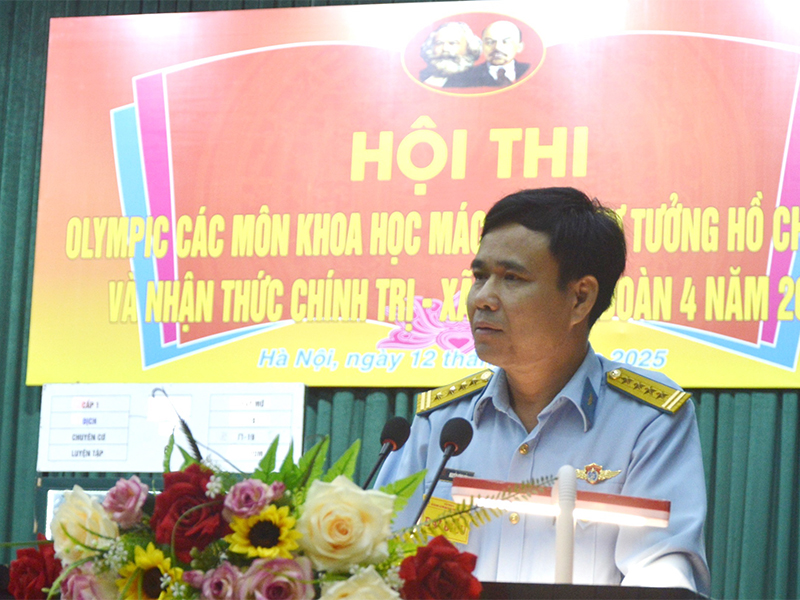 Tiểu đoàn 4, Học viện Phòng không-Không quân tổ chức Hội thi Olympic các môn khoa học Mác - Lênin, tư tưởng Hồ Chí Minh năm 2025
