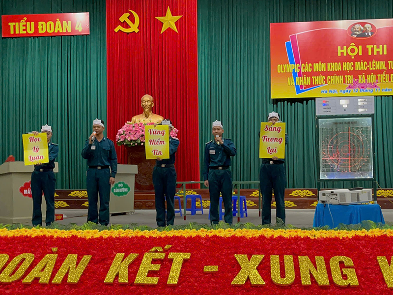 Tiểu đoàn 4, Học viện Phòng không-Không quân tổ chức Hội thi Olympic các môn khoa học Mác - Lênin, tư tưởng Hồ Chí Minh năm 2025