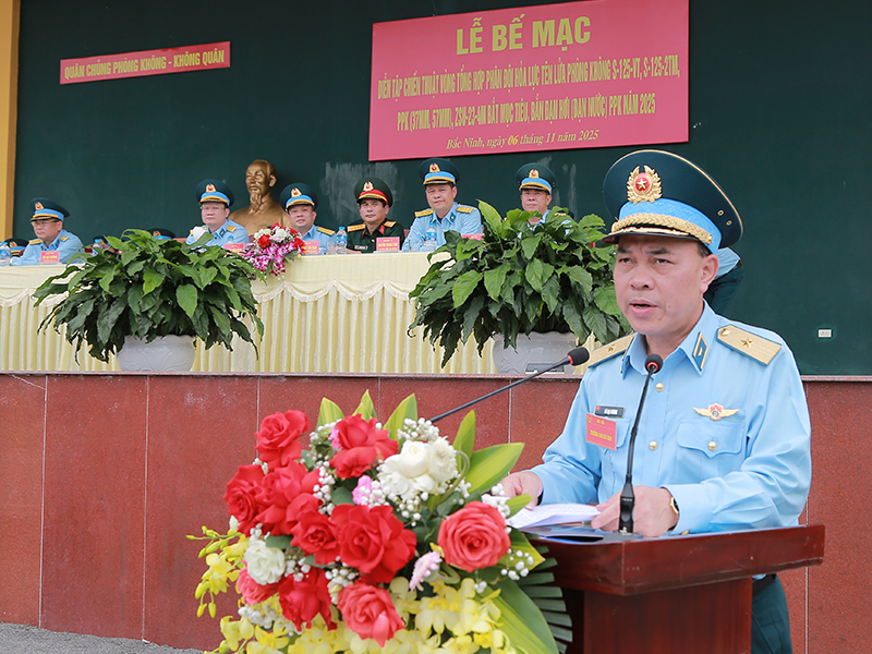 Quân chủng Phòng không - Không quân bế mạc Diễn tập chiến thuật vòng tổng hợp phân đội tên lửa phòng không, pháo phòng không và Zsu-23-4M năm 2025