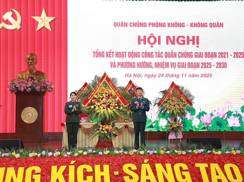 Quân chủng Phòng không - Không quân tổng kết hoạt động công tác quần chúng giai đoạn 2021-2025
