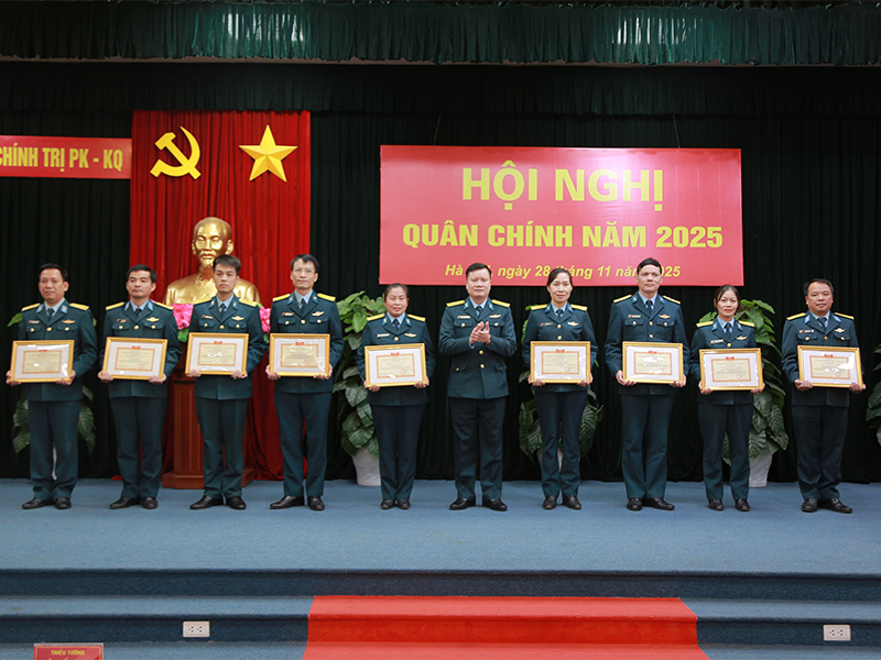 Cục Chính trị Phòng không - Không quân tổ chức Hội nghị quân chính năm 2025