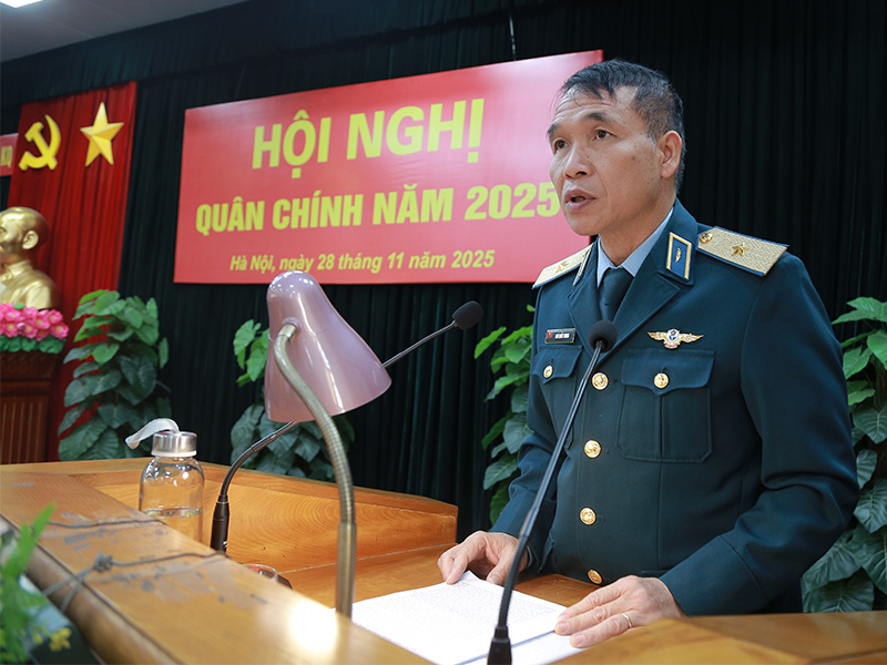 Cục Chính trị Phòng không - Không quân tổ chức Hội nghị quân chính năm 2025