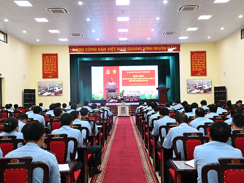 Ủy ban Kiểm tra Quân ủy Trung ương tập huấn nghiệp vụ công tác kiểm tra, giám sát năm 2025