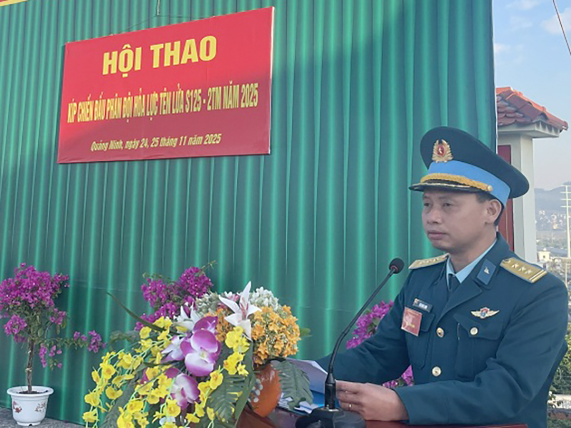 Trung đoàn 213 tổ chức Hội thao kíp chiến đấu Phân đội hỏa lực tên lửa S125-2TM năm 2025