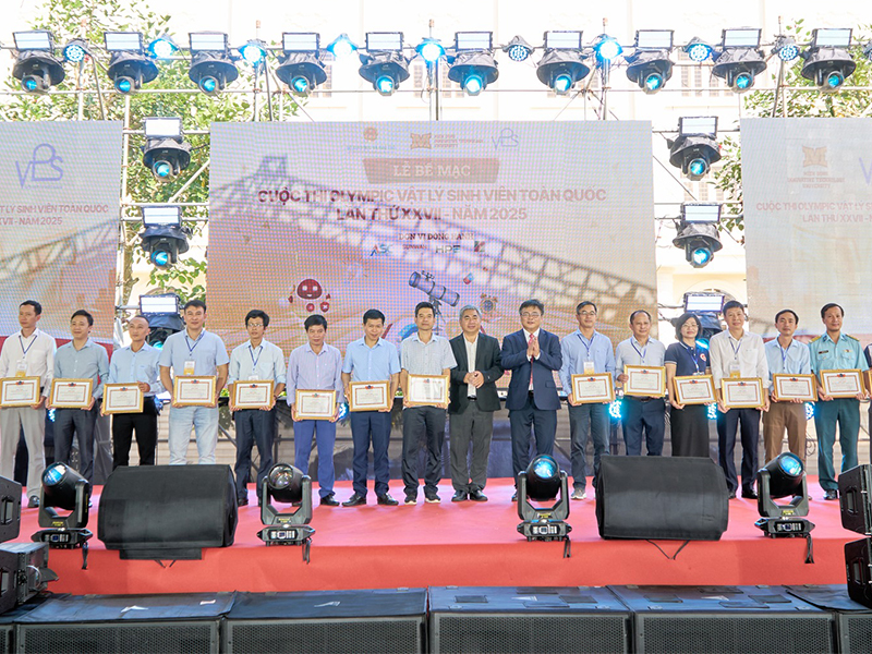 Học viện Phòng không-Không quân đoạt giải Ba toàn đoàn Cuộc thi Olympic Vật lý sinh viên toàn quốc lần thứ XXVII