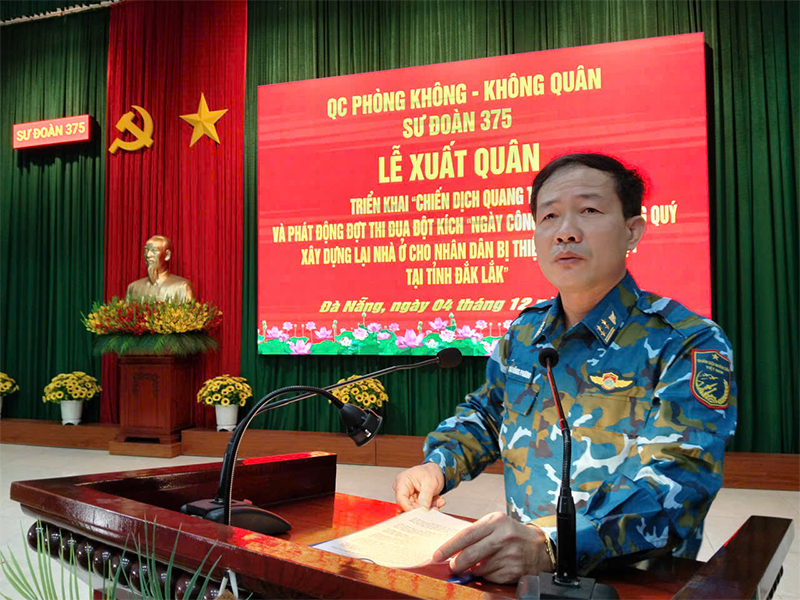 Sư đoàn 375 xuất quân “Chiến dịch Quang Trung” giúp nhân tỉnh Đắk Lắk