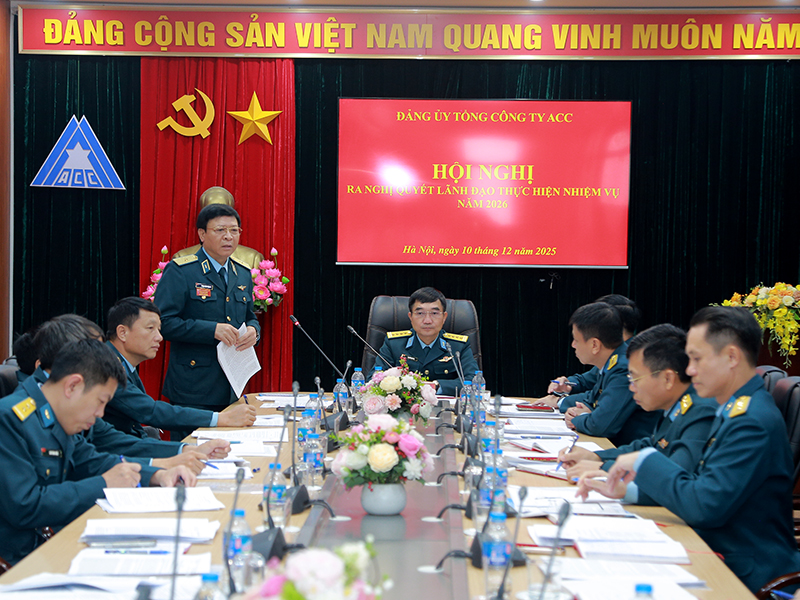 Đảng ủy Tổng công ty Xây dựng công trình hàng không ACC ra Nghị quyết lãnh đạo nhiệm vụ năm 2026