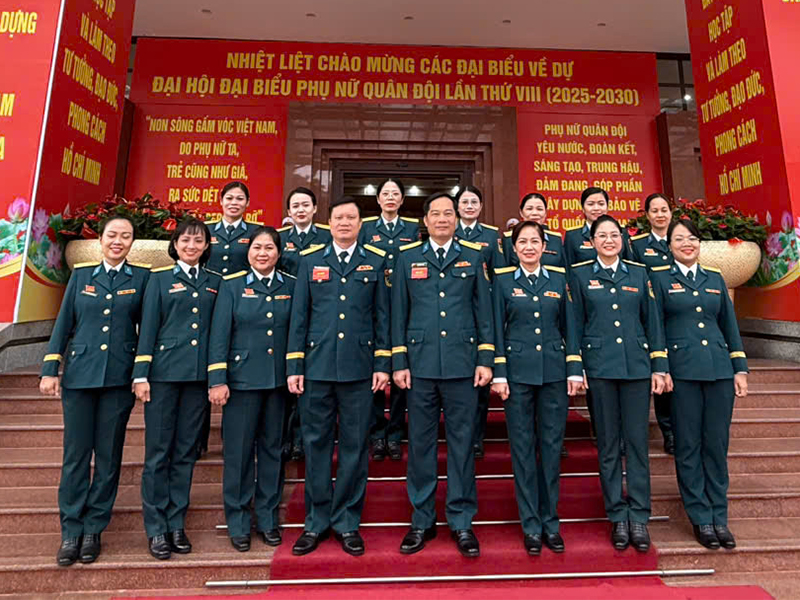 Đại hội đại biểu Phụ nữ Qu&acirc;n đội lần thứ VIII th&agrave;nh c&ocirc;ng tốt đẹp