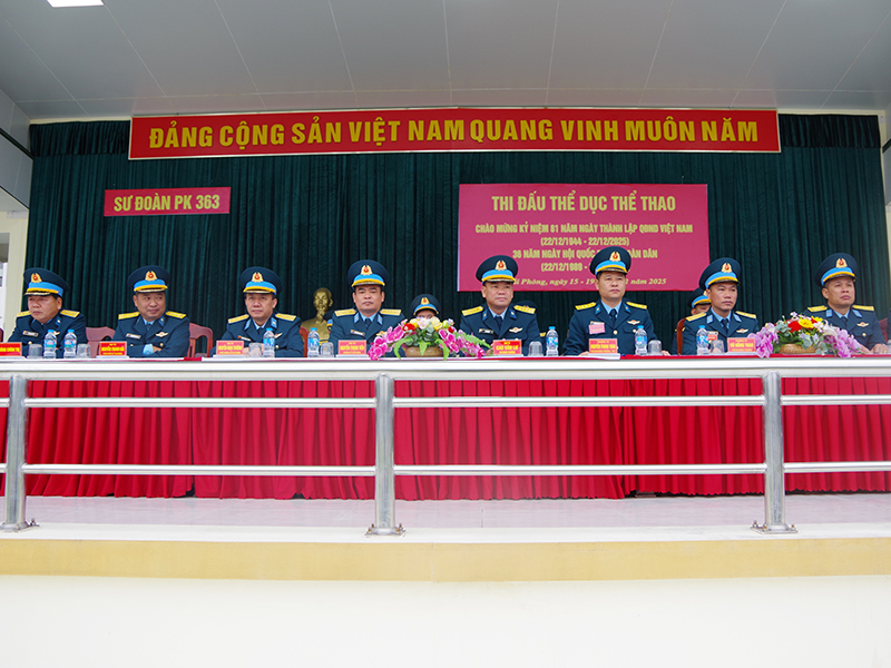 Sư đoàn 363 khai mạc Thi đấu thể dục thể thao năm 2025