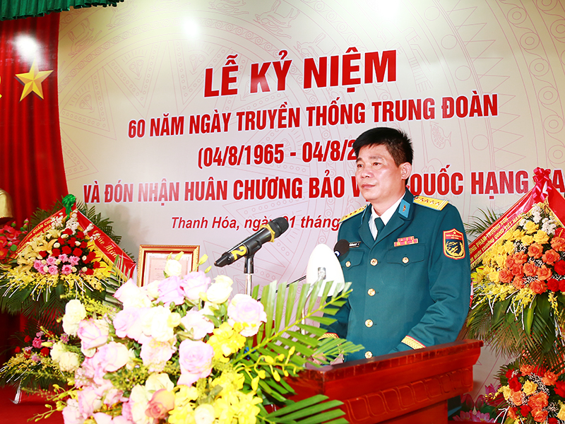 Trung đoàn Không quân 923 tổ chức Lễ kỷ niệm 60 năm Ngày truyền thống và đón nhận Huân chương Bảo vệ Tổ quốc hạng Ba