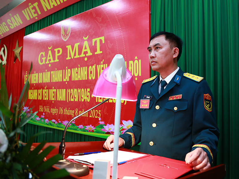 Phòng Cơ yếu, Bộ Tham mưu Quân chủng PK-KQ gặp mặt kỷ niệm 80 năm Ngày truyền thống Ngành Cơ yếu Quân đội và Ngành Cơ yếu Việt Nam