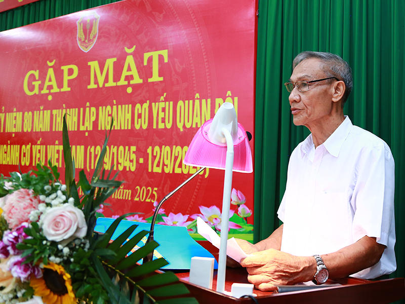 Phòng Cơ yếu, Bộ Tham mưu Quân chủng PK-KQ gặp mặt kỷ niệm 80 năm Ngày truyền thống Ngành Cơ yếu Quân đội và Ngành Cơ yếu Việt Nam