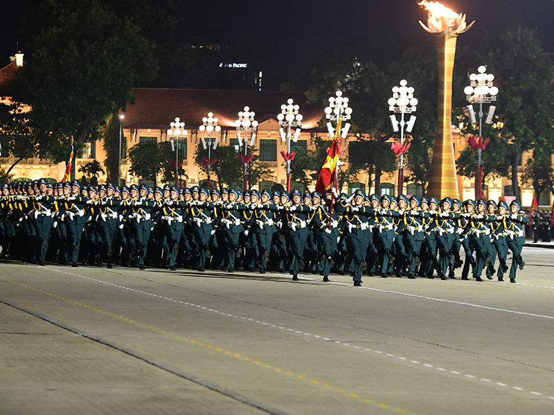 Lực lượng A80 Quân chủng Phòng không - Không quân hoàn thành tốt nhiệm vụ Tổng hợp luyện lần đầu tiên tại Quảng trường Ba Đình