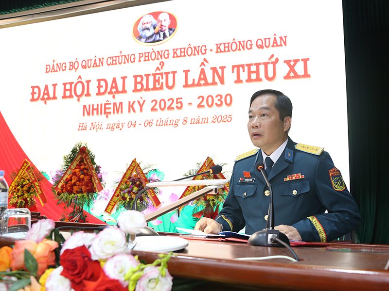 Đại hội đại biểu Đảng bộ Quân chủng Phòng không - Không quân lần thứ XI, nhiệm kỳ 2025-2030 tiến hành phiên trù bị