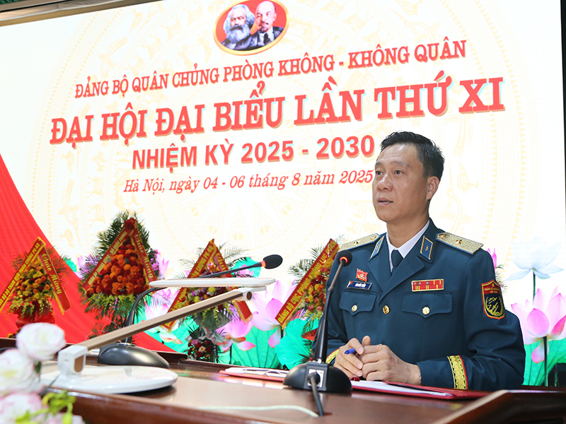 Đại hội đại biểu Đảng bộ Quân chủng Phòng không - Không quân lần thứ XI, nhiệm kỳ 2025-2030 tiến hành phiên trù bị