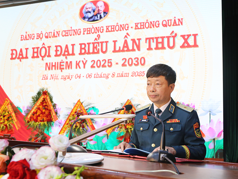 Đại hội đại biểu Đảng bộ Quân chủng Phòng không - Không quân lần thứ XI, nhiệm kỳ 2025-2030 tiến hành phiên trù bị