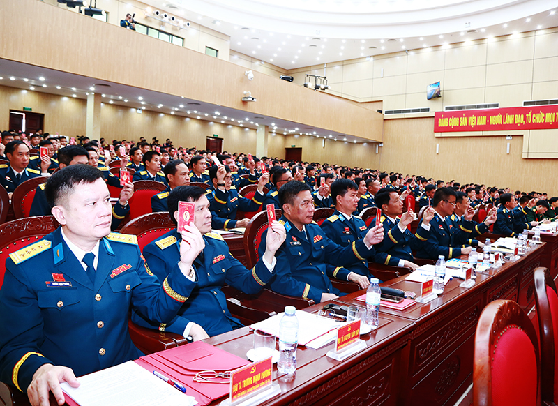 Khai mạc Đại hội đại biểu Đảng bộ Quân chủng Phòng không - Không quân lần thứ XI, nhiệm kỳ 2025-2030