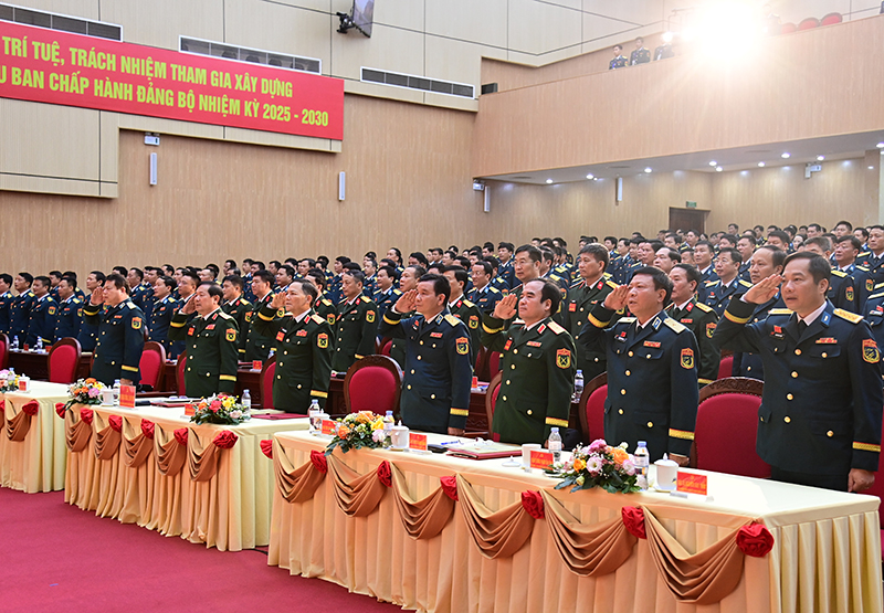 Khai mạc Đại hội đại biểu Đảng bộ Quân chủng Phòng không - Không quân lần thứ XI, nhiệm kỳ 2025-2030