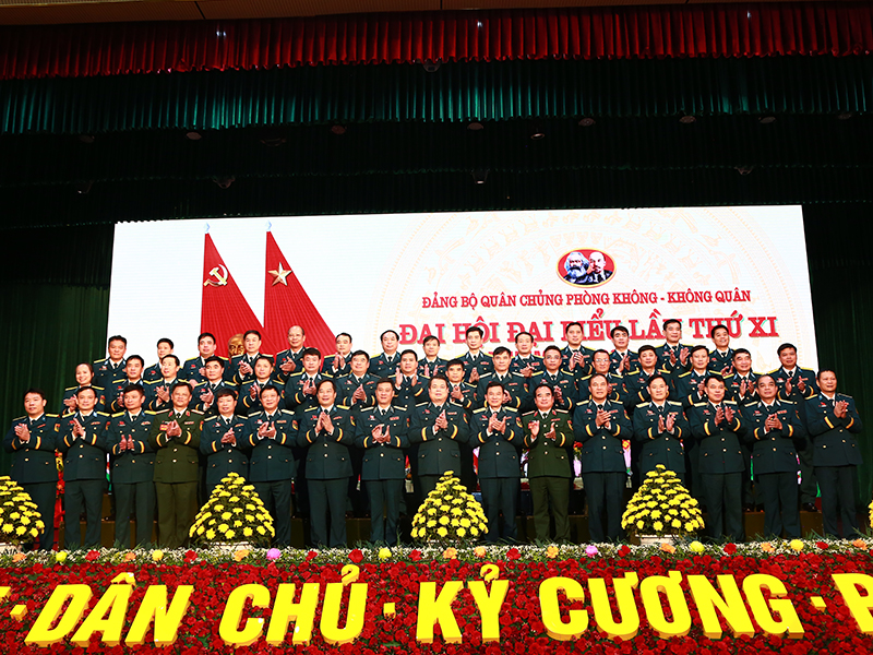 Đại hội đại biểu Đảng bộ Quân chủng Phòng không - Không quân lần thứ XI, nhiệm kỳ 2025-2030 thành công tốt đẹp