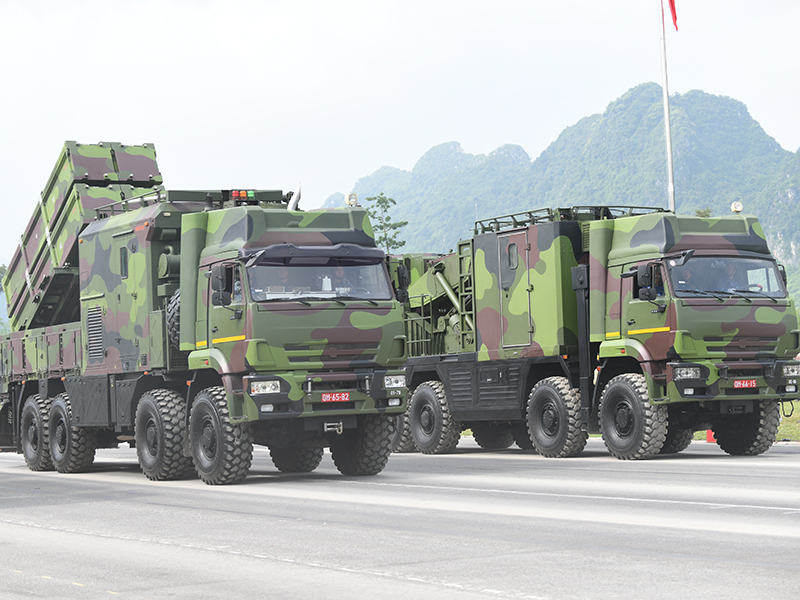 Lực lượng diễu binh, diễu hành tiếp tục tổng hợp luyện lần thứ ba