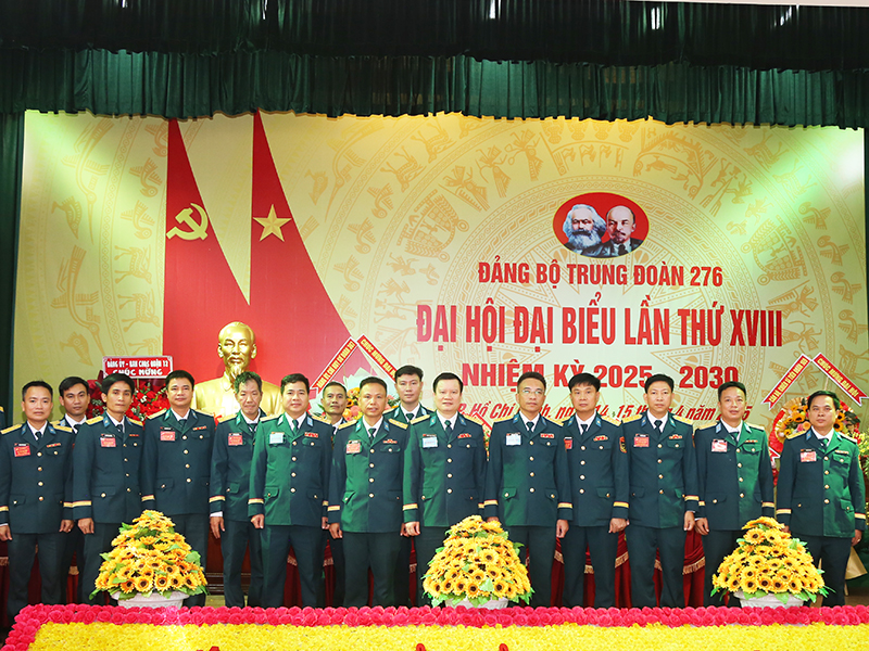 Đảng bộ Trung đoàn 276 tổ chức thành công Đại hội đại biểu nhiệm kỳ 2025-2030