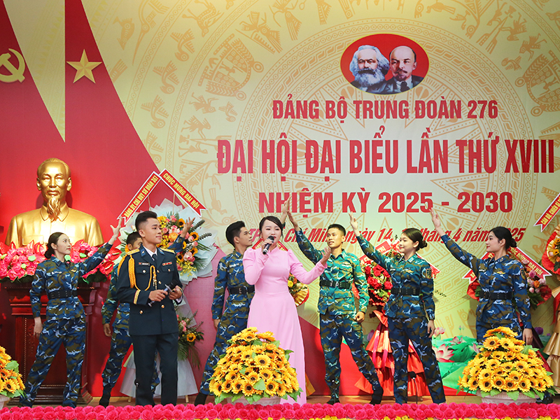 Đảng bộ Trung đoàn 276 tổ chức thành công Đại hội đại biểu nhiệm kỳ 2025-2030