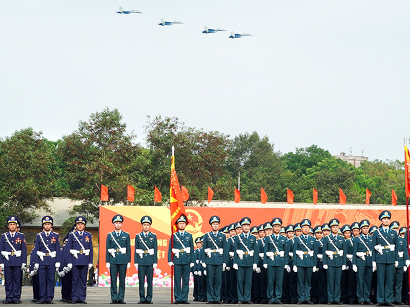 Đại tướng Nguyễn Tân Cương chủ trì Tổng hợp luyện diễu binh, diễu hành Kỷ niệm 50 năm Ngày giải phóng miền Nam, thống nhất đất nước