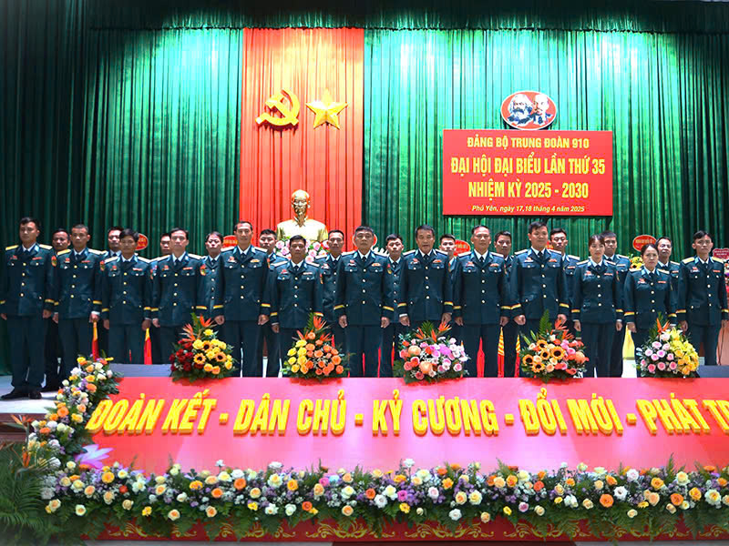 Đảng bộ Trung đoàn 910, Trường Sĩ quan Không quân tổ chức Đại hội đại biểu nhiệm kỳ 2025 - 2030