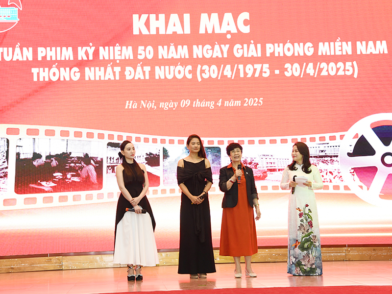Tổng cục Chính trị QĐND Việt Nam khai mạc tuần phim kỷ niệm 50 năm ngày giải phóng miền Nam thống nhất đất nước