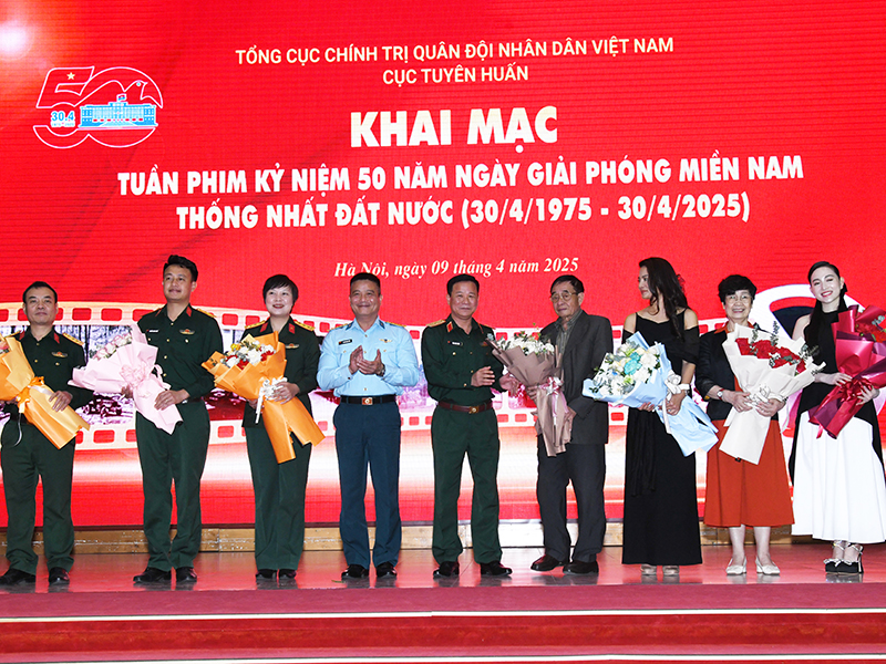 Tổng cục Chính trị QĐND Việt Nam khai mạc tuần phim kỷ niệm 50 năm ngày giải phóng miền Nam thống nhất đất nước