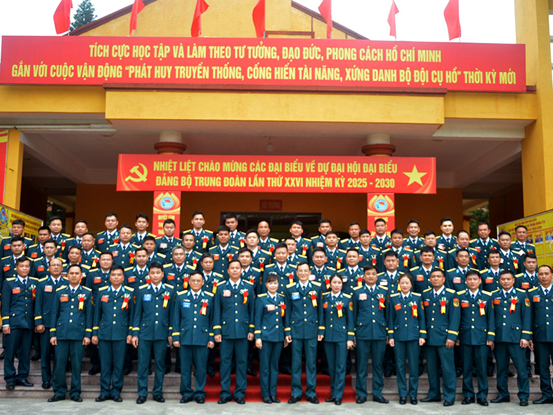 Đảng bộ Trung đoàn 218 tổ chức Đại hội đại biểu lần thứ XXVI, nhiệm kỳ 2025-2030