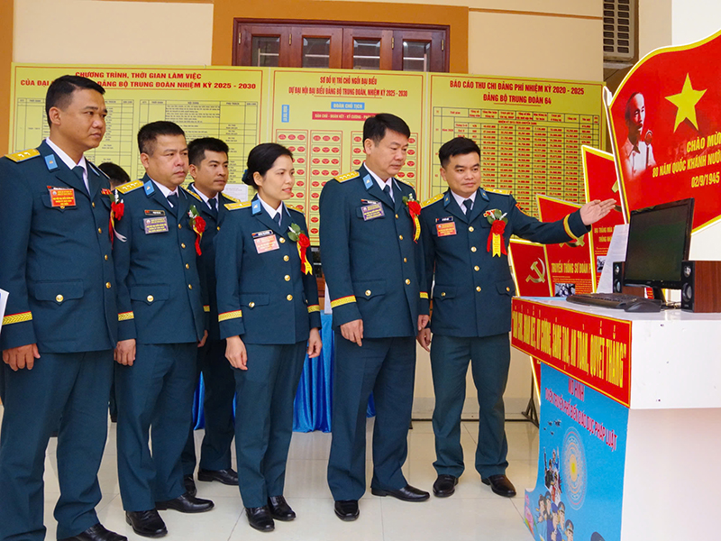 Đảng bộ Trung đoàn 64 tổ chức thành công Đại hội đại biểu lần thứ V, nhiệm kỳ 2025-2030