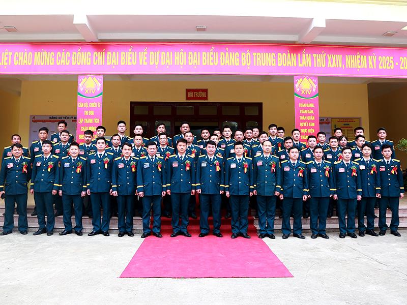 Đảng bộ Trung đoàn Tên lửa 250 tổ chức thành công Đại hội đại biểu lần thứ XXIV, nhiệm kỳ 2025-2030