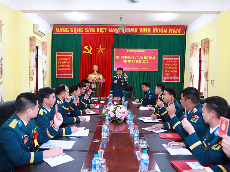 Đảng bộ Trung đoàn Tên lửa 250 tổ chức thành công Đại hội đại biểu lần thứ XXIV, nhiệm kỳ 2025-2030
